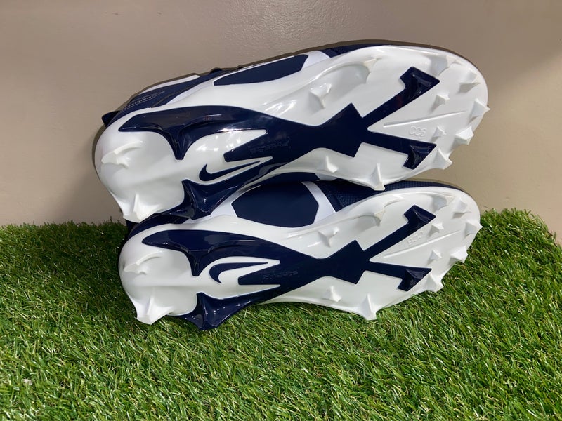 Nike Alpha Menace Pro 3 Navy White Football Cleats CT6649-400 Mens Size 12.5 NEW