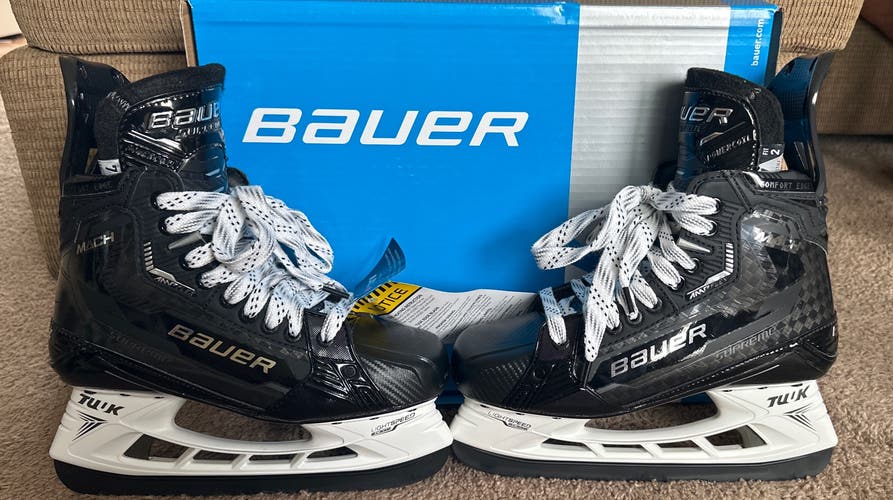 NEW Bauer Supreme Mach Skates Size 7.0 fit 2