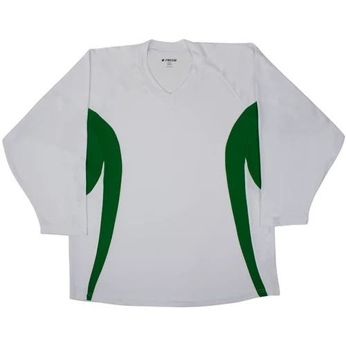 New Goalie Cut Blank White/Kelly Practice Jersey