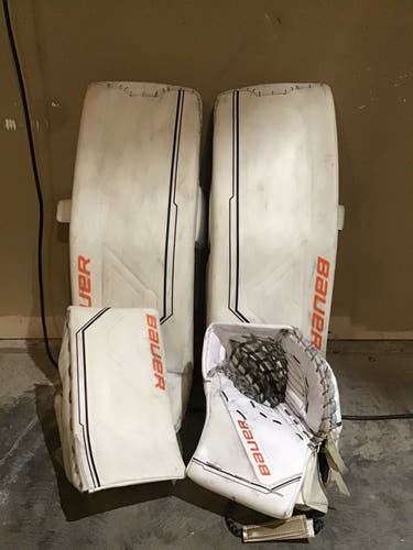 Used size Large Bauer Mach/hyperlite Goalie Full Set OHL Pro Stock