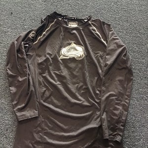 NWOT  Colorado Avalanche Pro Stock Fanatics Long Sleeve Compression Shirt Men’s Xl, Lg, Or Md