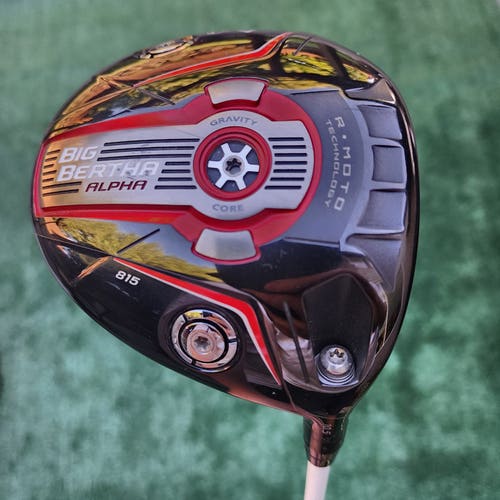 Callaway Big Bertha Alpha 815 Driver 10.5° Fujikura Speeder 565 Regular RH EUC! Small Dent.