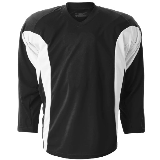 New Youth Small/Medium Blank Black/White Practice Jersey