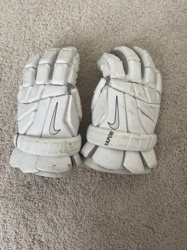 Used Nike 12" Vapor Elite Lacrosse Gloves