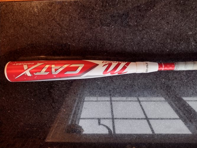 Used BBCOR Certified 2023 Marucci Hybrid CAT X Connect Bat (-3) 28 oz 31"