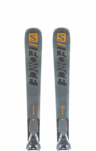 Used 2021 Salomon S/Force 9 Skis with Salomon Z 12 Bindings Size 177 (Option 230844)