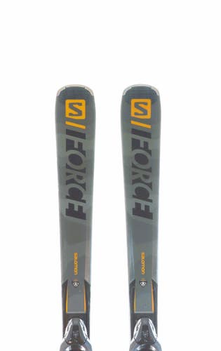 Used 2021 Salomon S/Force 9 Skis with Salomon Z 12 Bindings Size 170 (Option 230848)