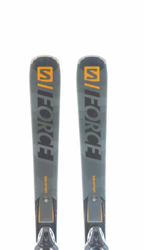 Used 2021 Salomon S/Force 9 Skis with Salomon Z 12 Bindings Size 163 (Option 230851)
