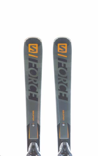 Used 2021 Salomon S/Force 9 Skis with Salomon Z 12 Bindings Size 163 (Option 230854)