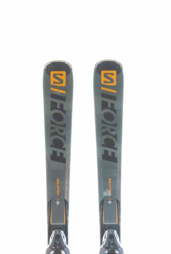Used 2021 Salomon S/Force 9 Skis with Salomon Z 12 Bindings Size 163 (Option 230855)