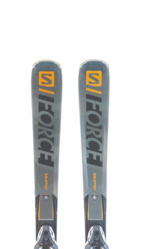 Used 2021 Salomon S/Force 9 Skis with Salomon Z 12 Bindings Size 156 (Option 230858)