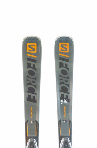 Used 2021 Salomon S/Force 9 Skis with Salomon Z 12 Bindings Size 156 (Option 230859)