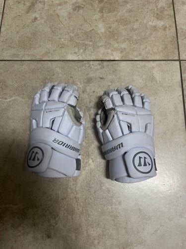 Used Warrior Medium Burn Lacrosse Gloves