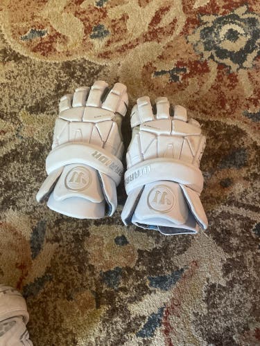 Used Player's Warrior Large Evo Lacrosse Gloves