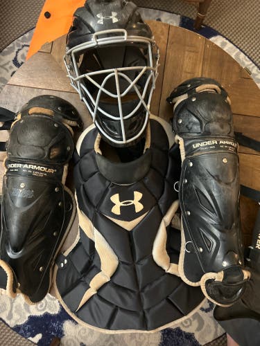 Under Armour baseball catchers gear