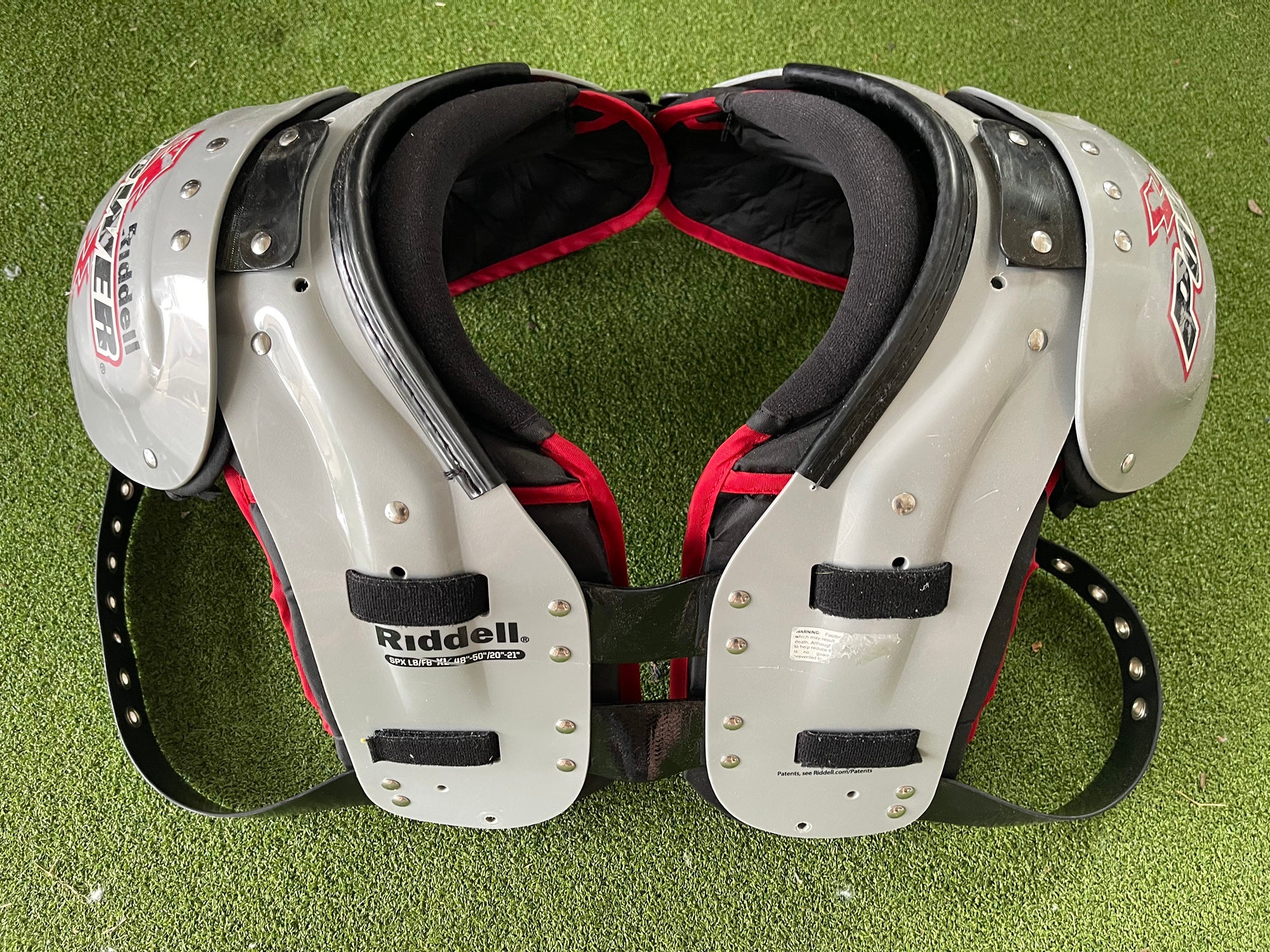 Adult Extra Large Riddell Power SPX Shoulder Pads | SidelineSwap
