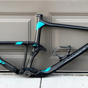 Giant Anthem Advanced Carbon MTB Mountain Bike Frame Large Black Blue