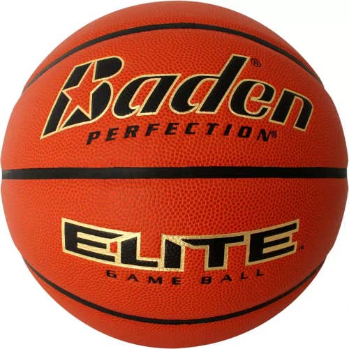Baden Elite Perfection Official Game Basketball BX7E Men's Size: 7 NEW NFHS