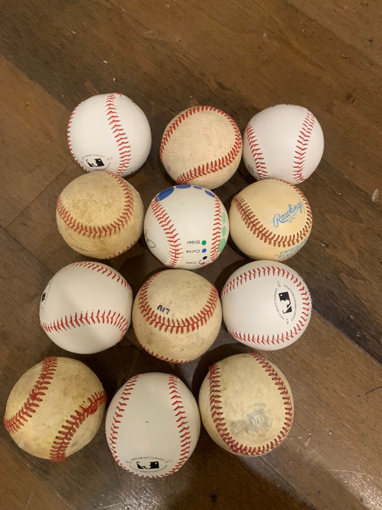 A dozen Baseballs (6 pearls)