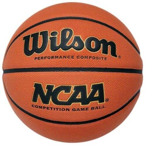 Wilson NCAA Competition Composite Game Ball Basketball 29.5 Mens WTB0750 Size 7