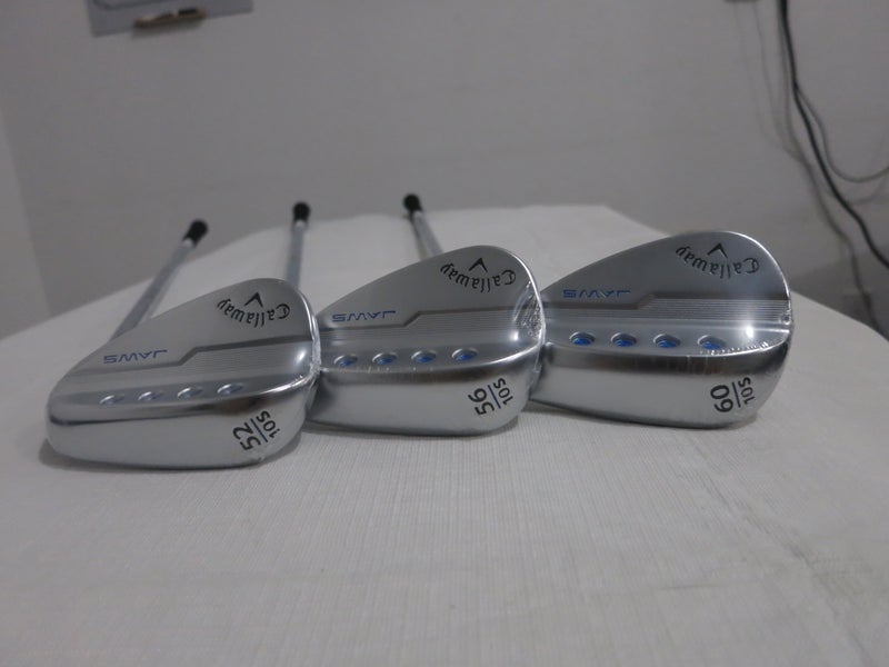 Callaway JAWS MD5 Platinum Chrome Wedge Set - 52* - 56* - 60