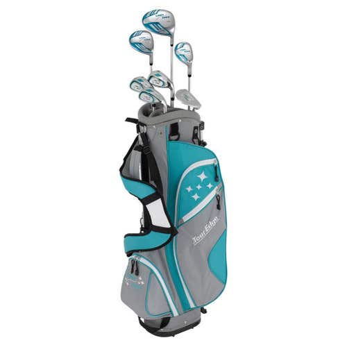 Tour Edge Lady Edge Complete Half Set (Turquoise/White, +1") 2020 NEW