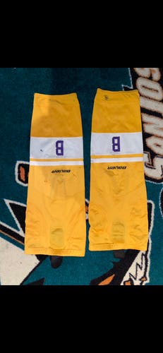 Yellow Senior Medium Bauer Socks
