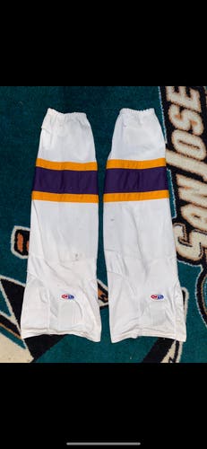 White Used Large  Premium Socks