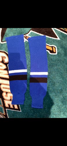Blue Used Large  Socks