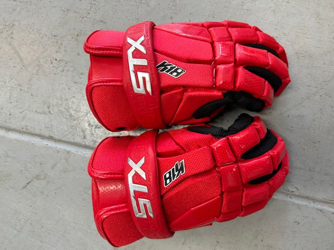 NEW RED STX 10" K18 Lacrosse Gloves