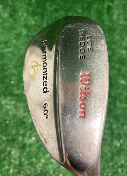 Wilson Harmonized Lob Wedge L 60 Degrees Men's RH Stiff Steel 35 Inches New Grip