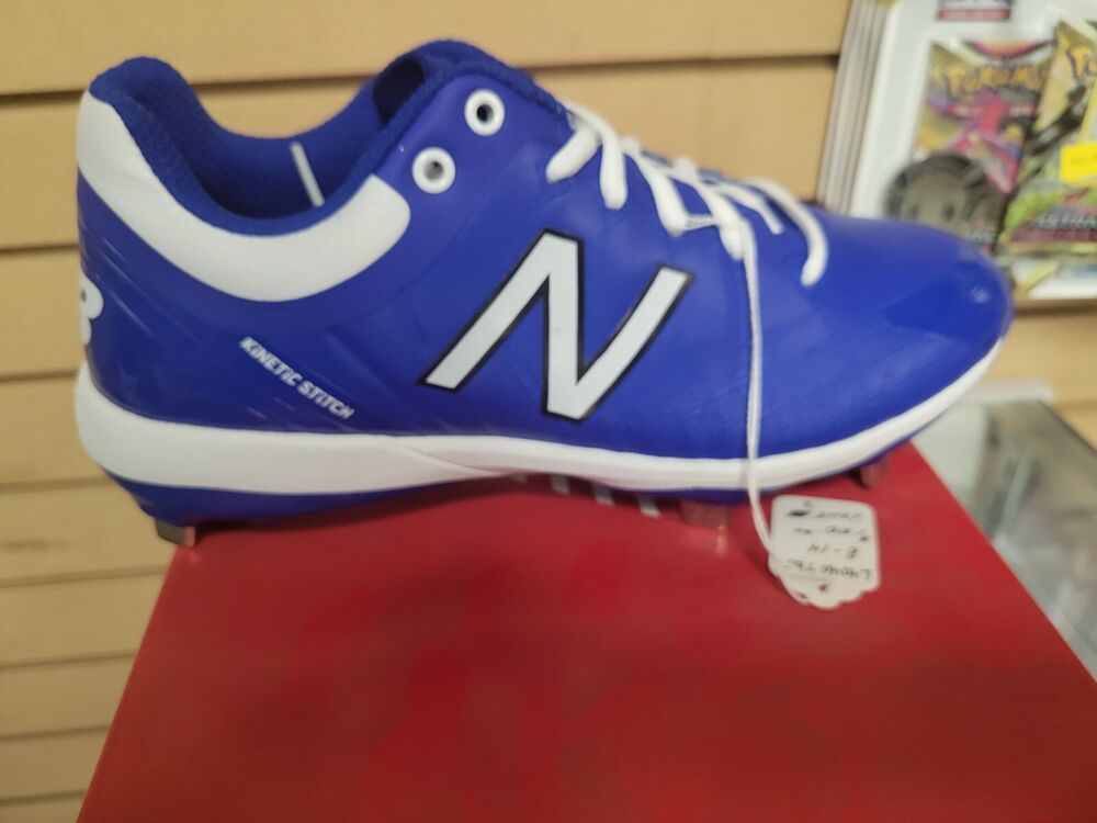 Men's New Balance Metal Cleat White/Royal (L3000TB5) Brand New