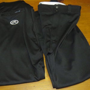Black Adult Men's New Medium Rawlings Game Pants