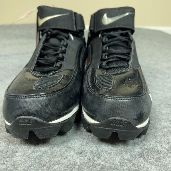 Nike Mens Football Cleat 12.5 Black White Shoe Lacrosse Ladanian Tomlinson Pair
