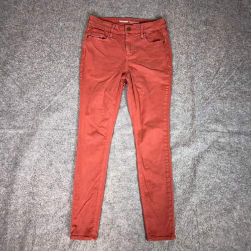 Old Navy Womens Jeans 2 Red Skinny Denim Pant Mid Rise Casual Solid Rockstar