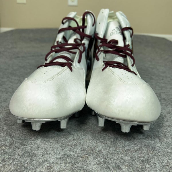 Adidas Mens Football Cleat 17 White Maroon Bulldog Shoe Crazyquick