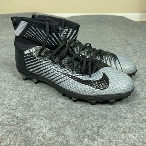 Nike Mens Football Cleat 16 Black Gray Shoe Lacrosse Lunarbeast Elite TD Pair