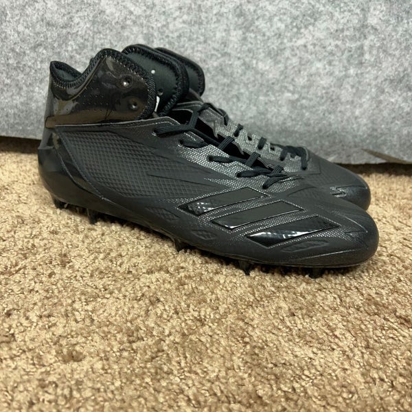 Adidas Mens Football Cleat 12.5 Black Lacrosse Shoe Top Adizero 5 Star 6.0 A1