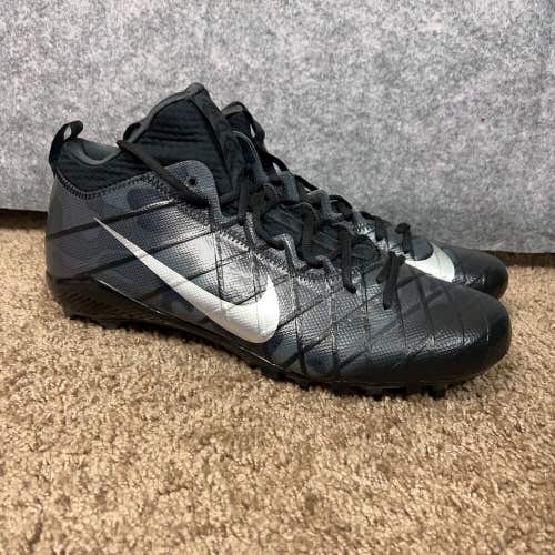 Nike Mens Football Cleat Size 16 Black Camo Shoe Lacrosse Field General 3 Elite