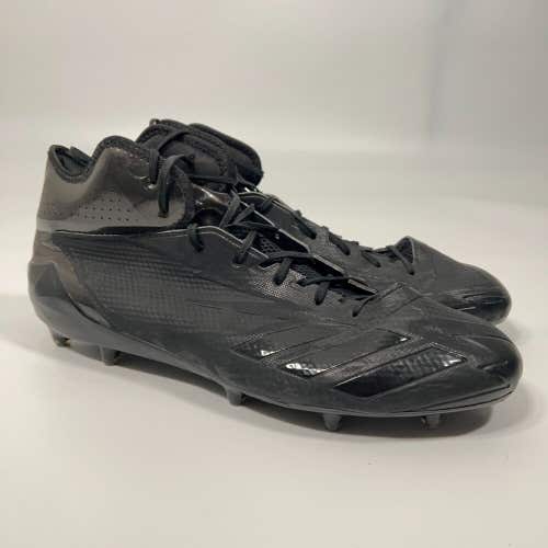 Adidas Adizero 5 Star 6.0 Mens Football Cleat Size 15 Black Lacrosse Shoe F27