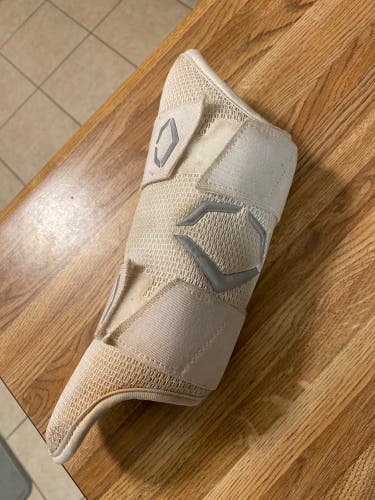 White Used EvoShield Shin Guards