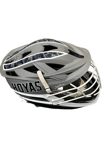Georgetown Lacrosse Used Player #44 Cascade XRS Helmet