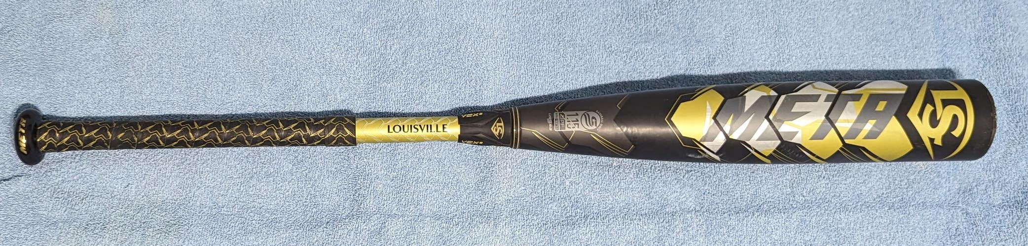 Used 2021 Louisville Slugger Composite Meta Bat (-10) 21 oz 31"
