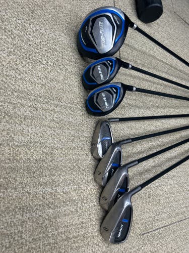 Men's Right Handed Senior Flex 7 Pieces Titanium 460cc Clubs (Full Set)