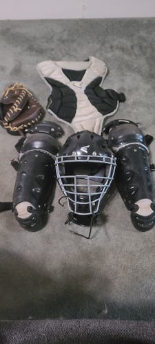 Used Easton Black Magic Catcher's Set
