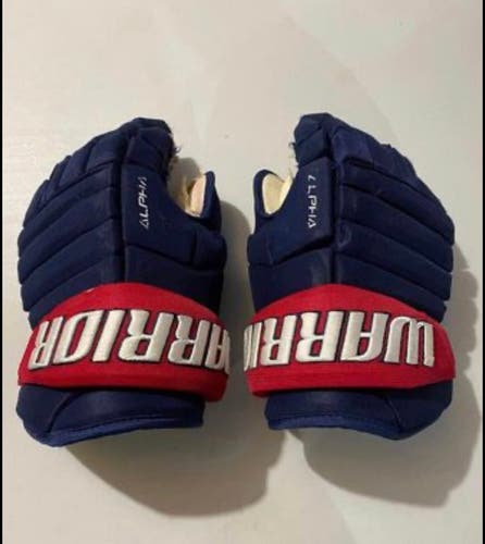 Warrior 14" Pro Stock Alpha Pro Gloves Navy