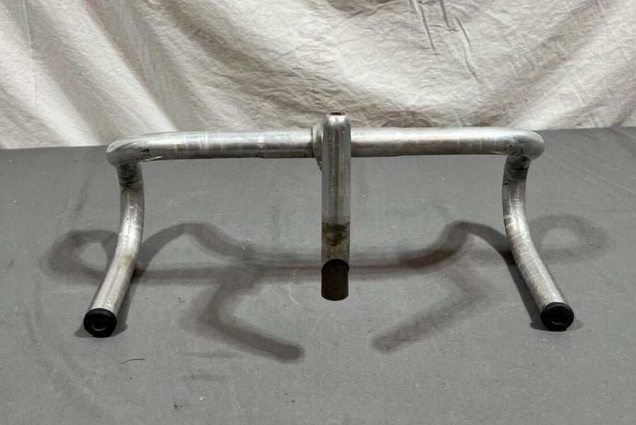 GUIDON PHILIPPE + potence Atax aluminium vélo vintage France handlebar stem bike EUR 28,90 - FR
