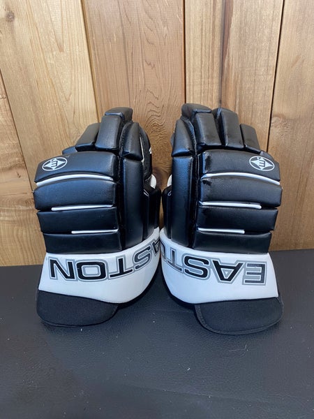 Used Black Easton Ultra Lite Gloves 15" -- Good Condition