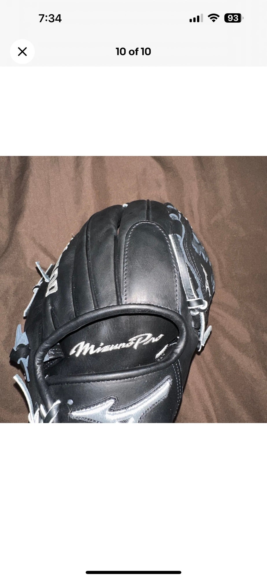 MIZUNO PRO HAGA JAPAN NEW WITH TAGS Kenta Maeda Pattern Kip Leather  Baseball Pitchers Glove