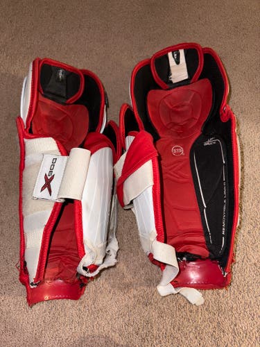 Used Bauer Vapor X900 Shin Pads